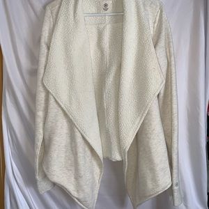 Amazing Cream and Fuzzy Cardigan Size L